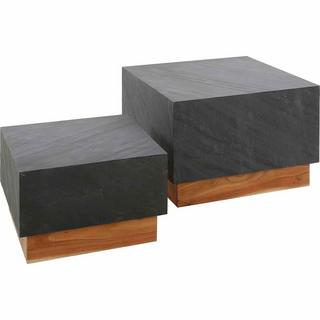 mutoni Couchtisch Blox Slate (2er-Set)  