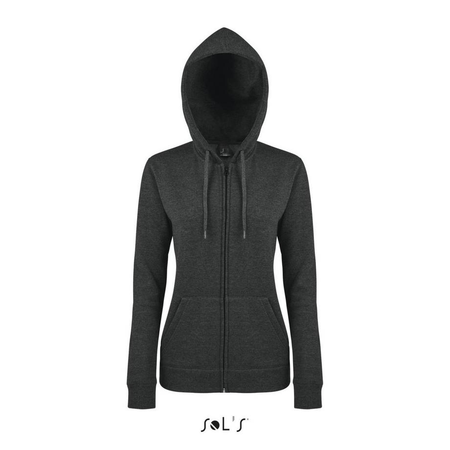SOLS Seven Kapuzenpullover mit Reissverschluss  