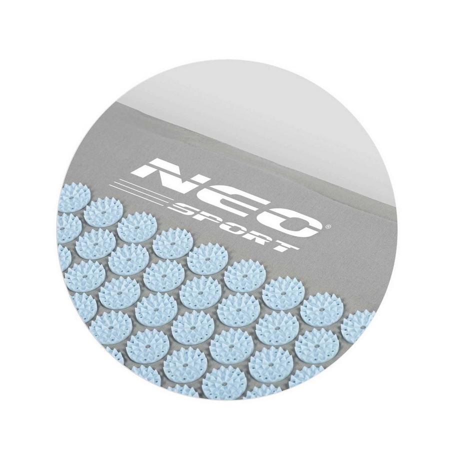 B2X  Tapis d'acupression avec pointes Neo-Sport NS-901 Gris/Bleu 