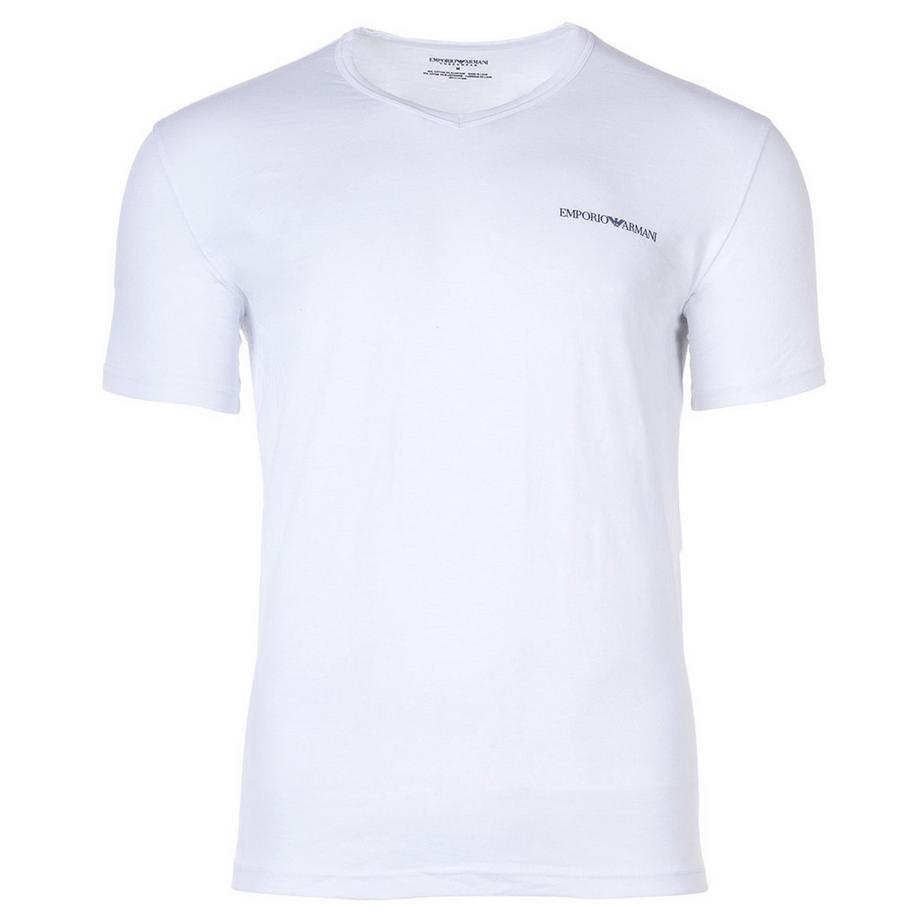 EMPORIO ARMANI Core Logoband T-shirt Col V Lot de 2  
