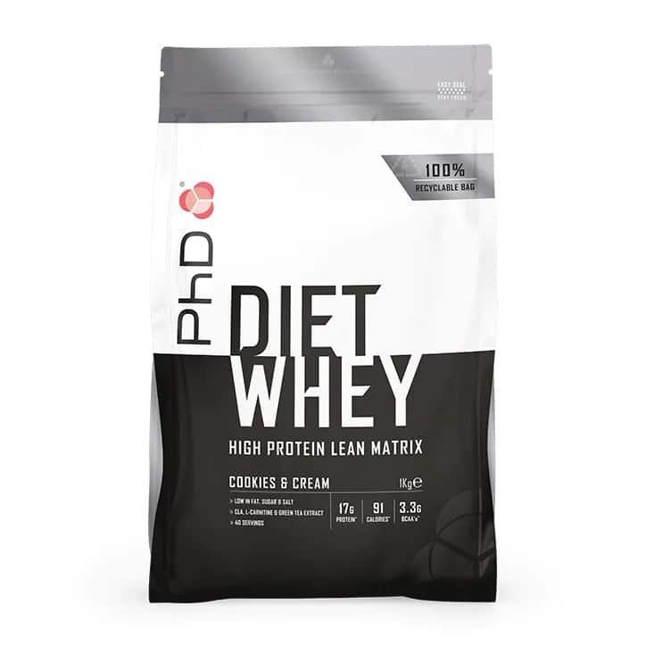 GladiatorFit  Proteine Diet Whey 1kg PhD Nutrition | Biscotto 