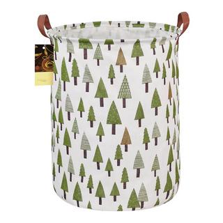 Alopini Panier à linge, grand panier de rangement léger en tissu de toile, organisateur de jouets, vêtements sales, pliable et imperméable à l'eau  