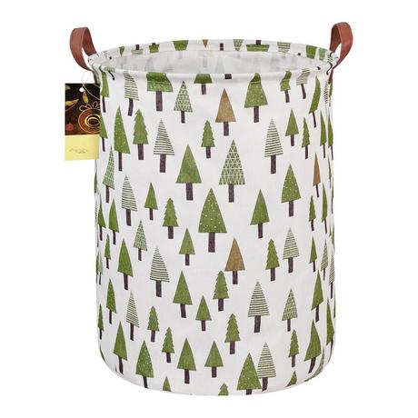 Alopini Panier à linge, grand panier de rangement léger en tissu de toile, organisateur de jouets, vêtements sales, pliable et imperméable à l'eau  