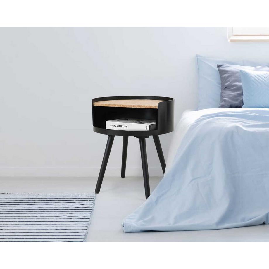 mutoni Tavolino Citara naturale 40x40  