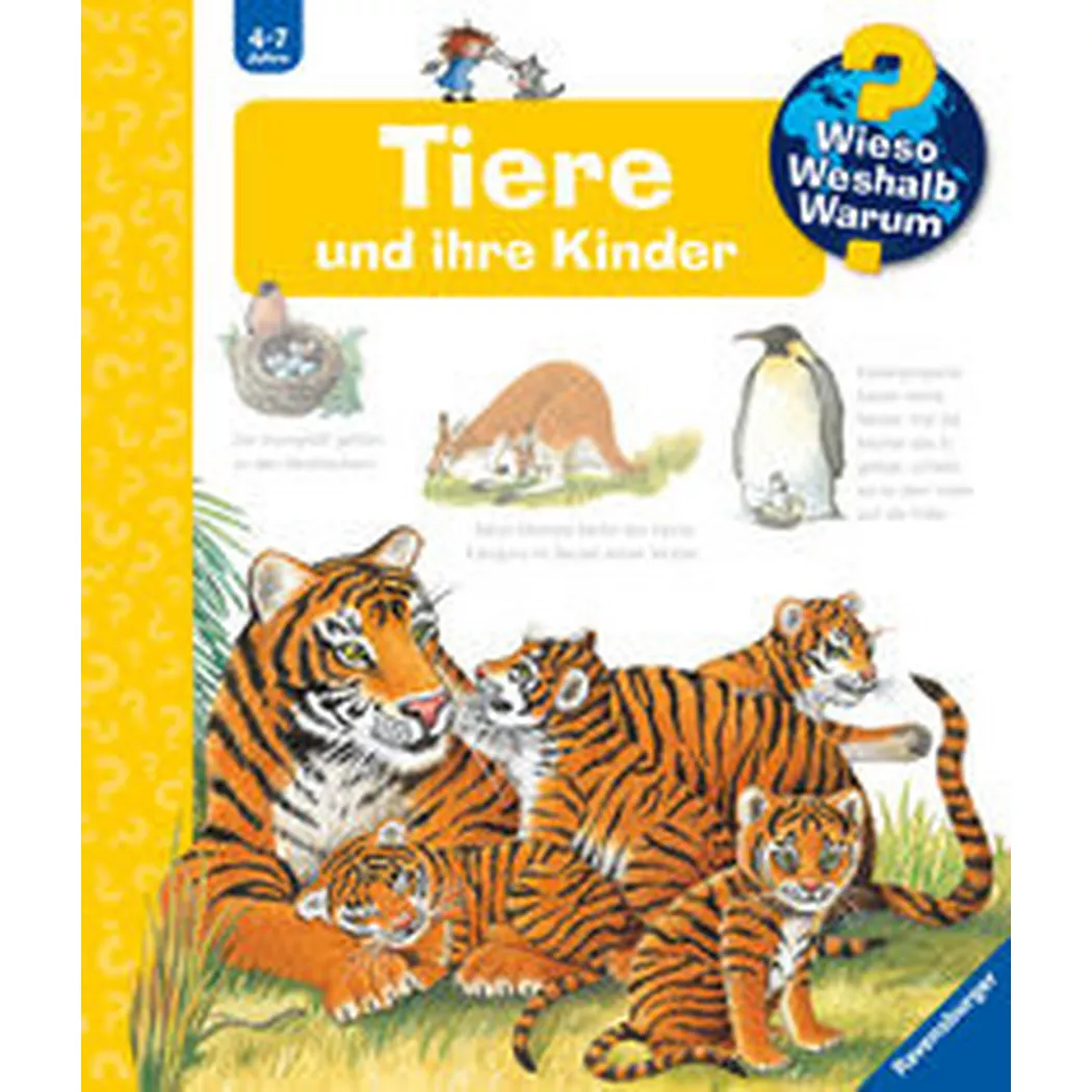 Ravensburger - Wieso? Weshalb? Warum?, Band 33: Tiere und ihre Kinder, Rübel, Doris; Doris (Illustrationen)