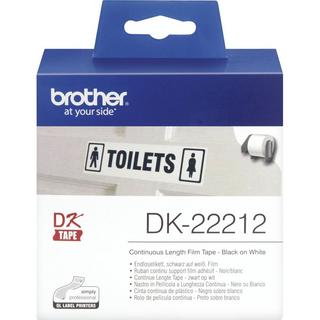 brother  DK-22211 Etiketten Rolle 29 mm x 15.24 m Folie Weiß 1 St. Permanent haftend  Universal-Etiketten 