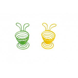 Aulica Set mit 12 Eierbechern in Gelb und Grün  
