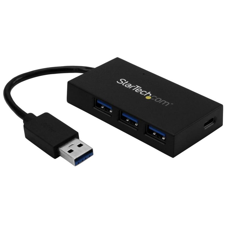 HB30A3A1CSFS hub di interfaccia USB 3.2 Gen 1 (3.1 Gen 1) Type-A 5000 Mbit/s Nero