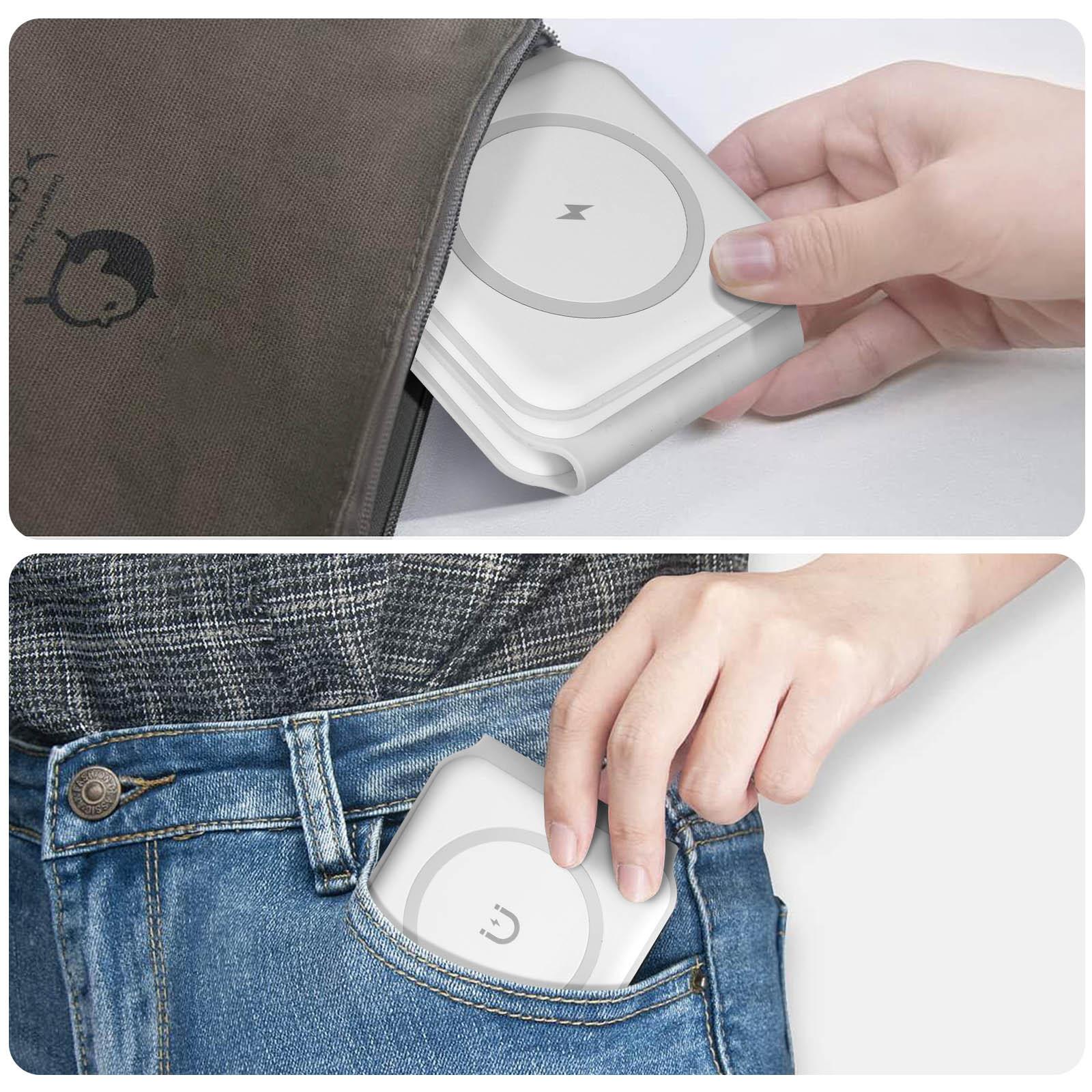 Avizar  Chargeur iPhone MagSafe, Blanc par Moxie 