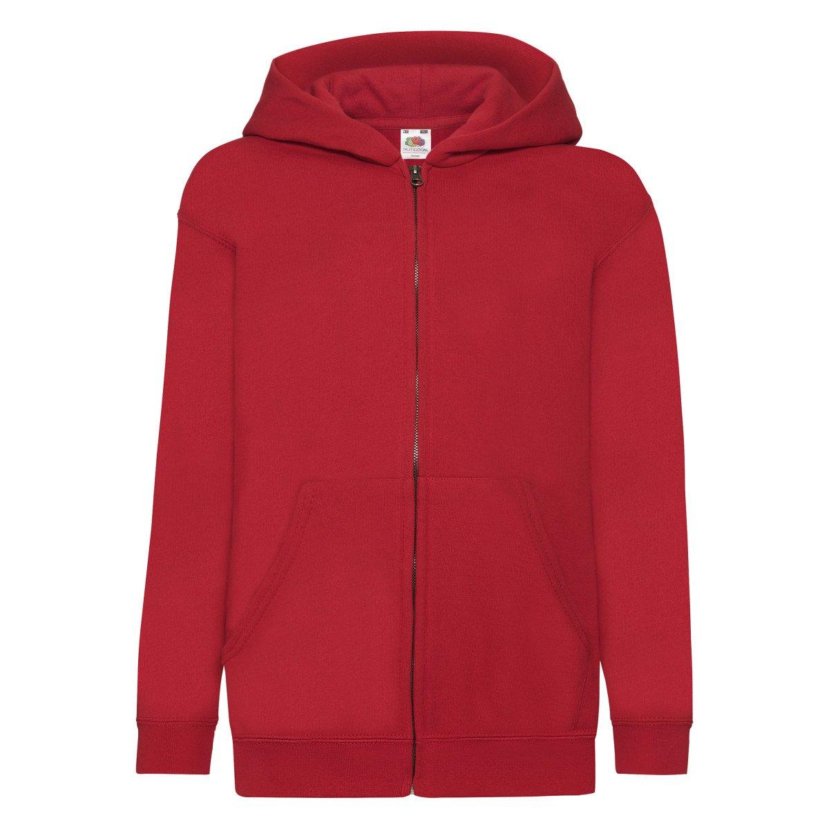 Image of Kapuzenjacke Jungen Rot Bunt 164