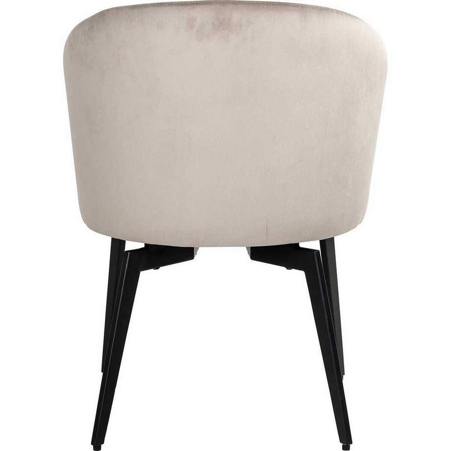 mutoni Sedia da pranzo Amphara in velluto  