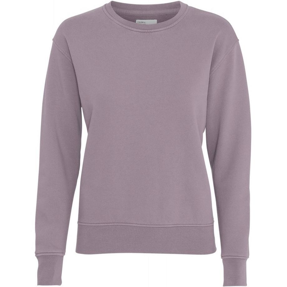 Pullover mit Rundhalsausschnitt Frau  Classic Organic purple haze