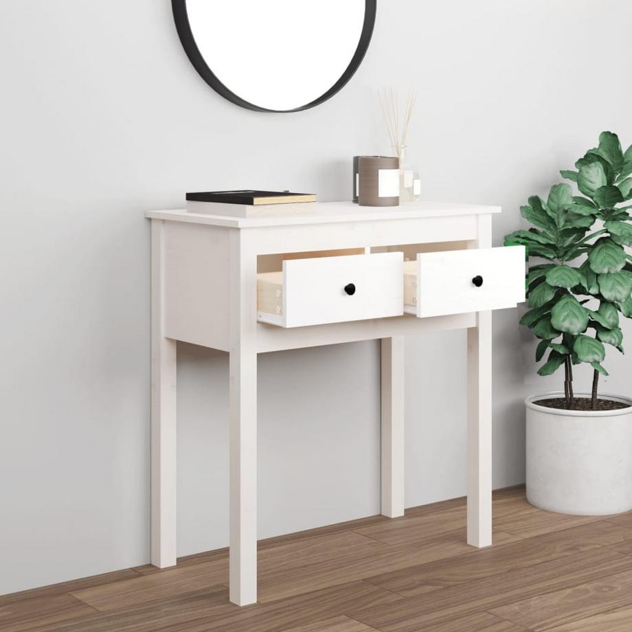 VidaXL Table console bois de pin  