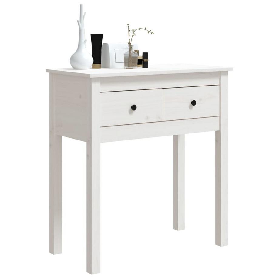 VidaXL Table console bois de pin  