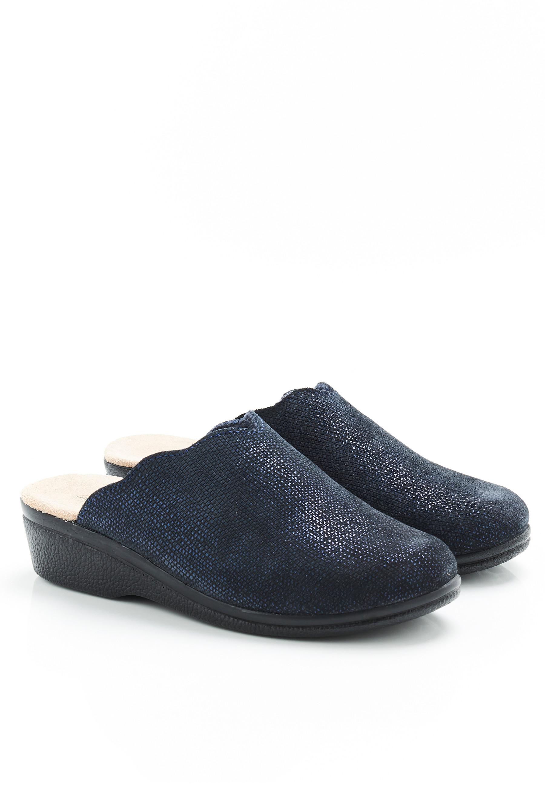 Image of Glänzender, Leichter Pantoffel, Piedical. Unisex Blau 35