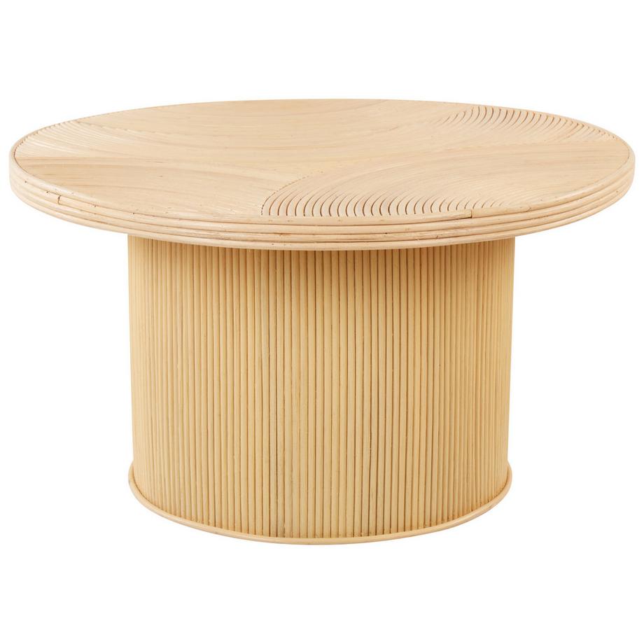 Beliani Couchtisch 2er Set aus Rattan Minimalistisch ILIOS  