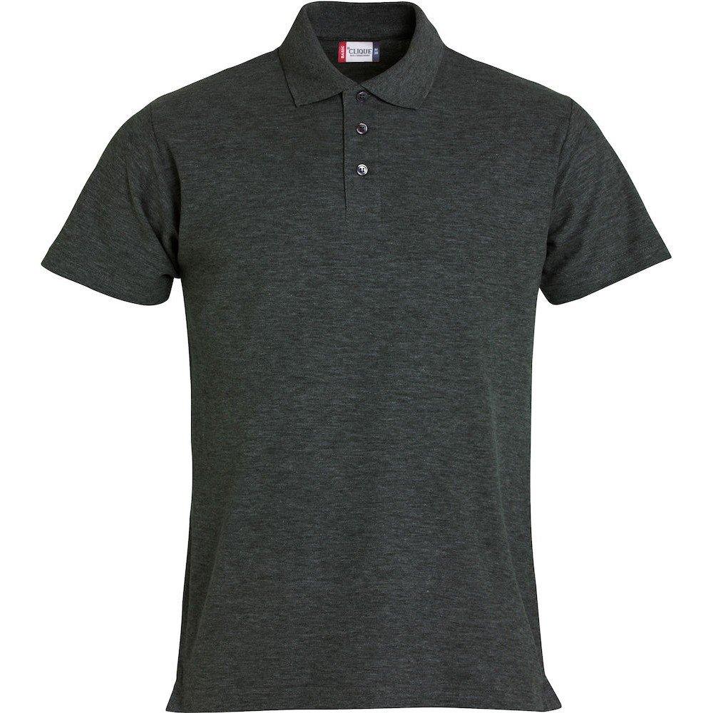 Image of Basic Poloshirt Herren Anthrazit XXL