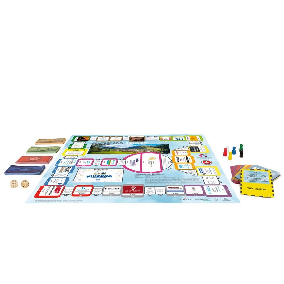 GEWERBE-SPIEL  Brettspiel Kanton NIDWALDEN (Deutsch) 