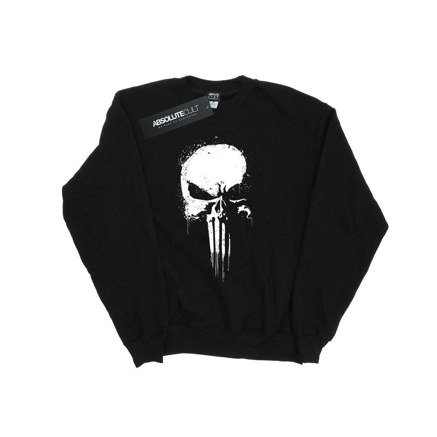 MARVEL  The Punisher Spray Skull Sweatshirt 