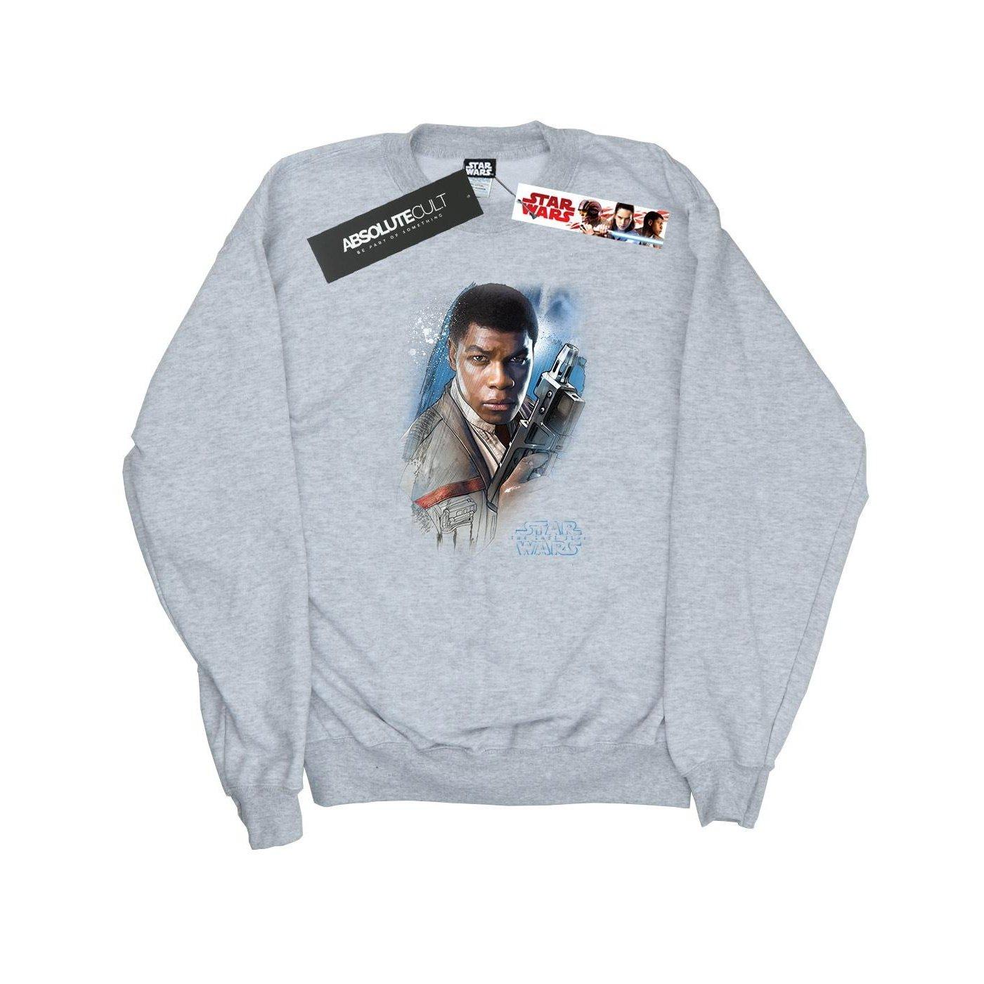 Image of The Last Jedi Finn Brushed Sweatshirt Damen Grau L