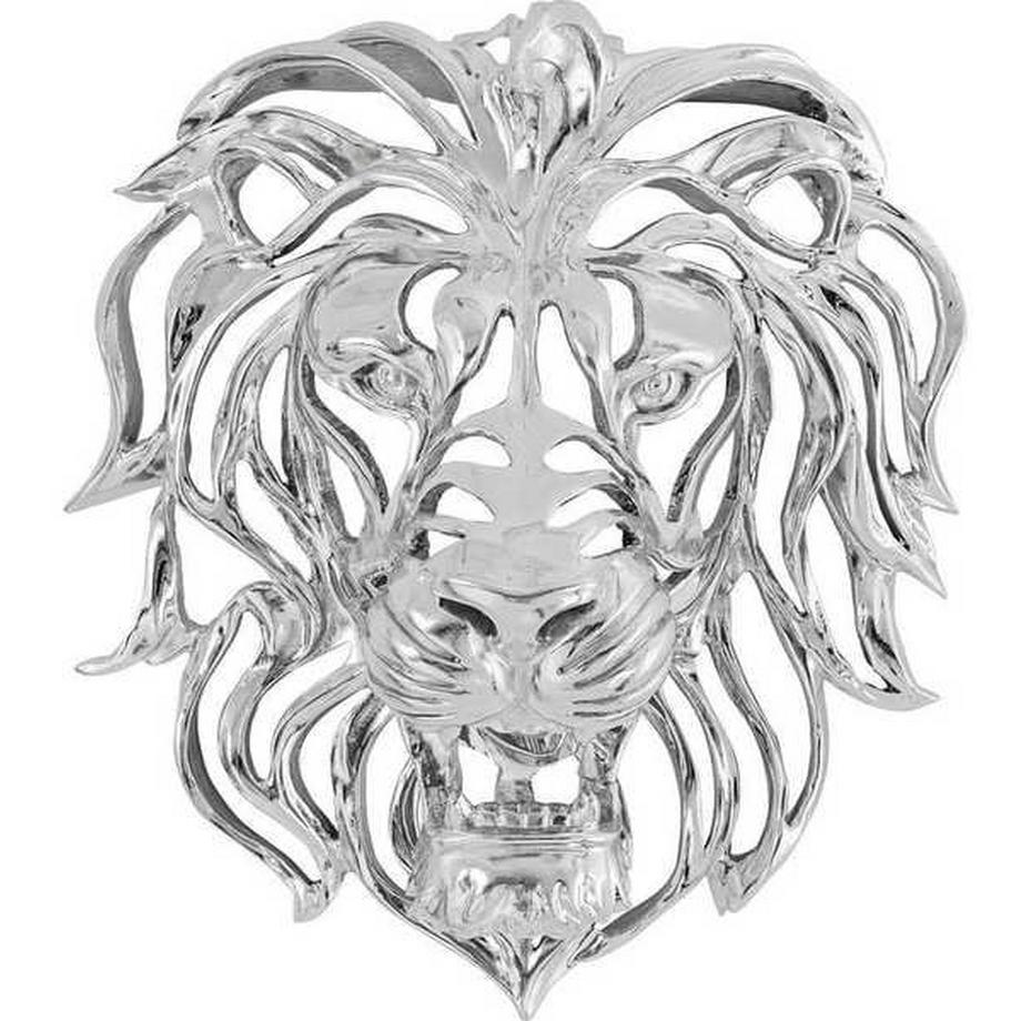 KARE Design  Decorazione murale Leone argento 