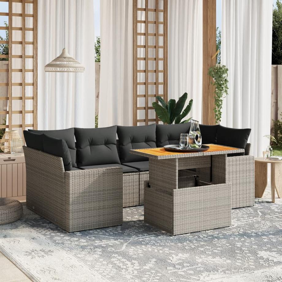 VidaXL Garten sofagarnitur poly-rattan  