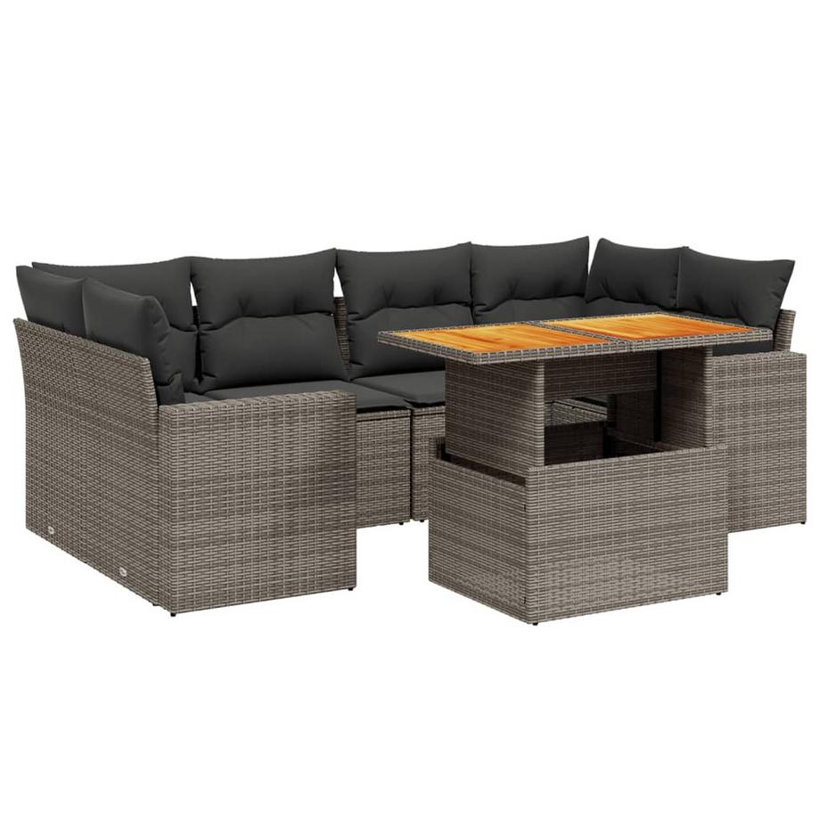 Garten sofagarnitur poly-rattan