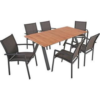 mutoni pleasure Garten Essgruppe Davina II natur (7-tlg)  