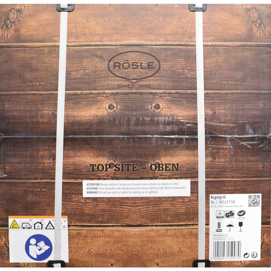Rösle  Belly F50 Schwarz - Kettle Grill 