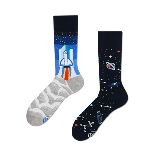 Many Mornings  Space Trip Socks - Many Mornings 