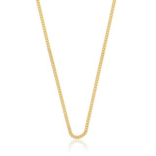 MUAU Schmuck  Collier rond gourmette or jaune 750, 2.1mm, 60cm 