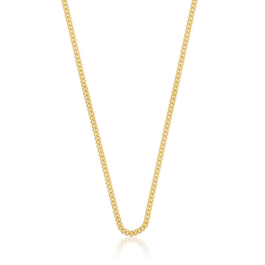 MUAU Schmuck  Collier Rundpanzer Gelbgold 750, 2.1mm, 60cm 