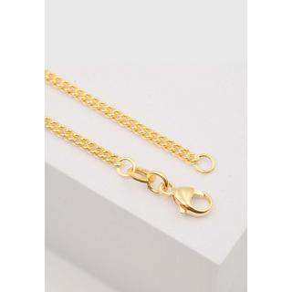 MUAU Schmuck  Collier rond gourmette or jaune 750, 2.1mm, 60cm 