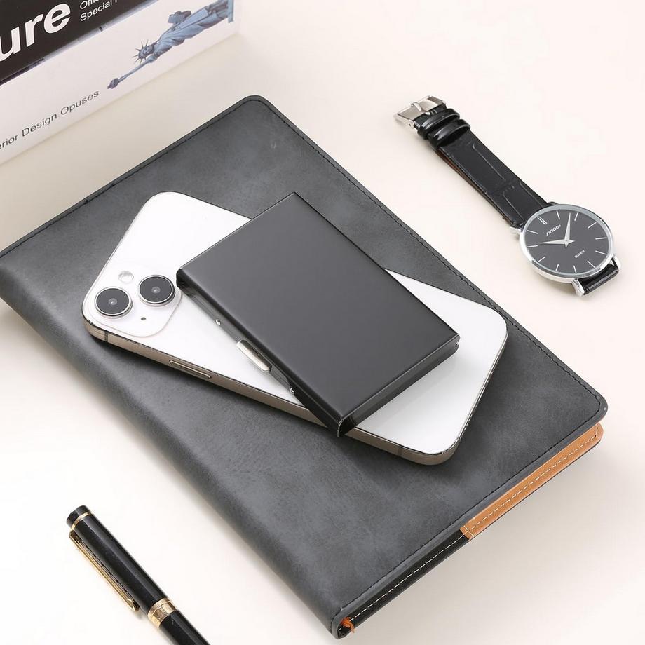 Only-bags.store Portacarte di credito con blocco RFID 6 scomparti  