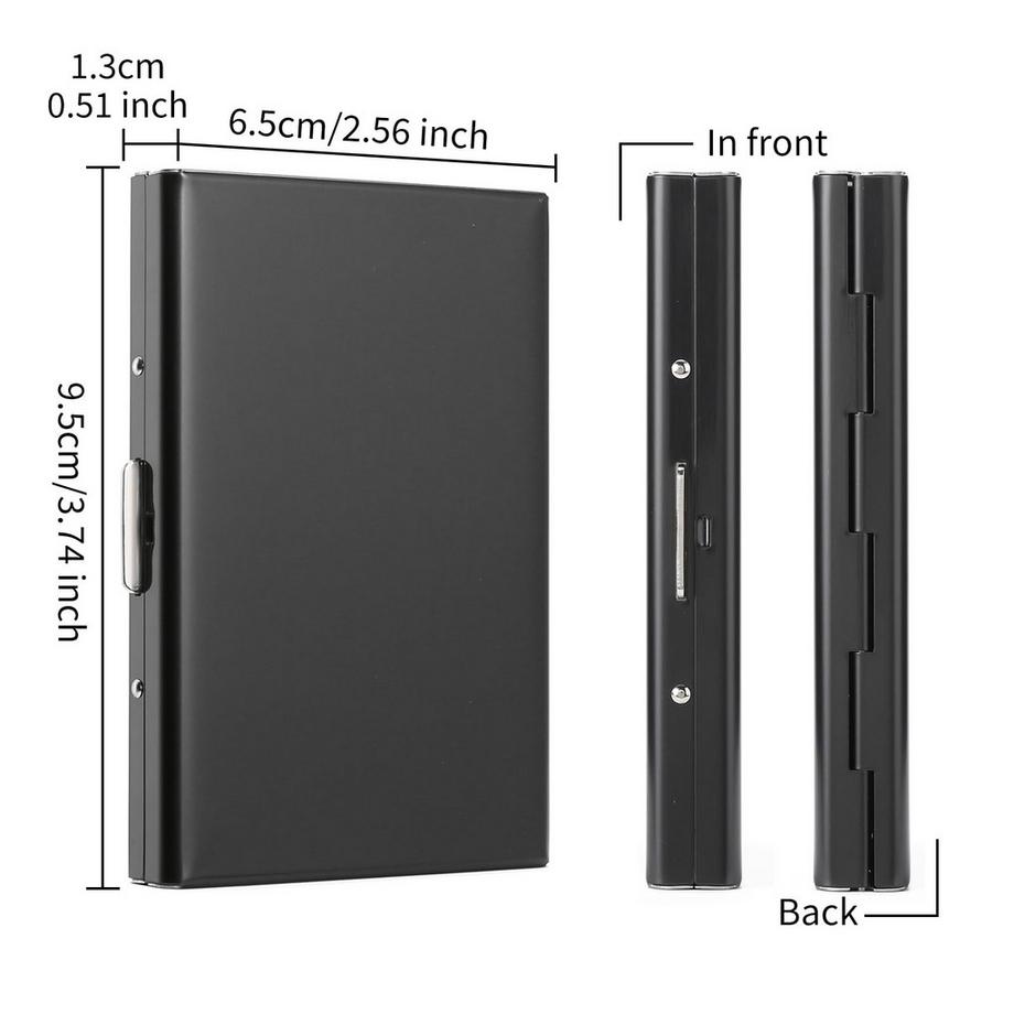 Only-bags.store Portacarte di credito con blocco RFID 6 scomparti  