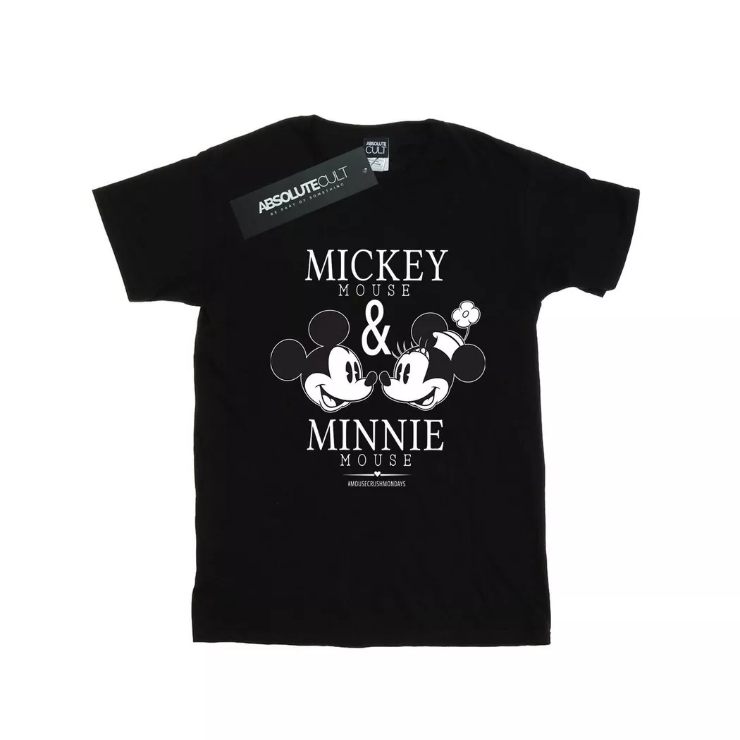 Disney - Mouse Mousecrush Mondays TShirt, für Damen, Schwarz, Größe XL