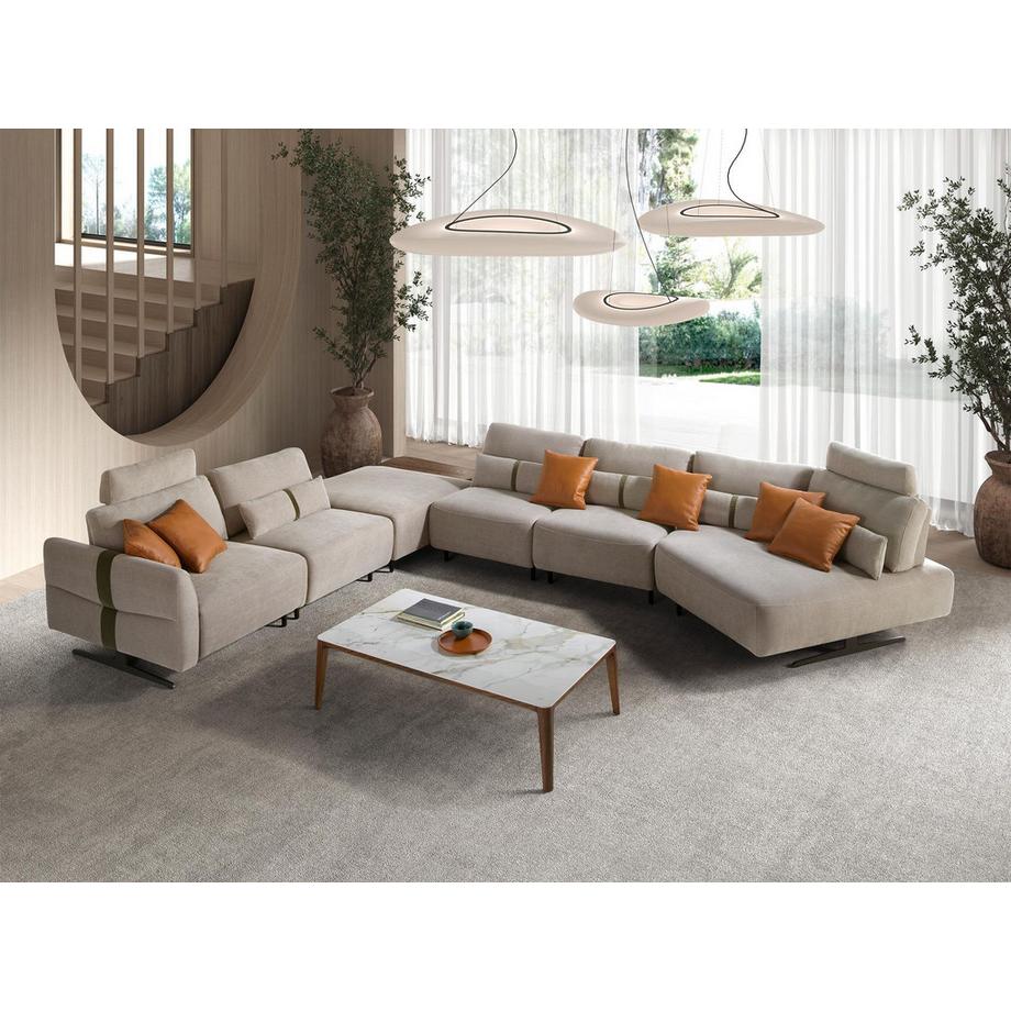 ANGEL CERDA Divano chaise longue relax modulare  