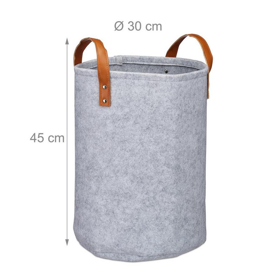 B2X Cesto portabiancheria portatile con coperta  