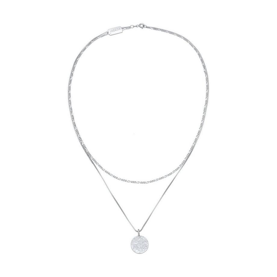 Kuzzoi  Collier Herren Layer Figaro Venezianer Plättchen 925 Silber 