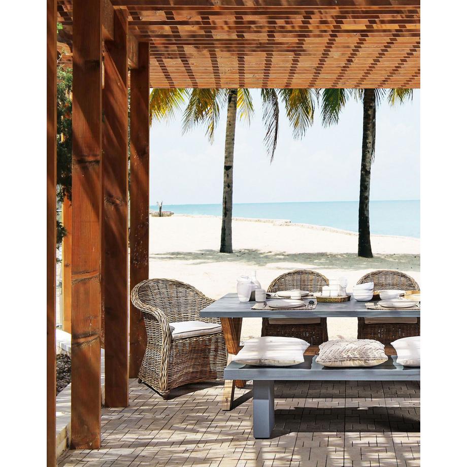 Beliani Poltrona da giardino en Rattan Classico SUSUA  