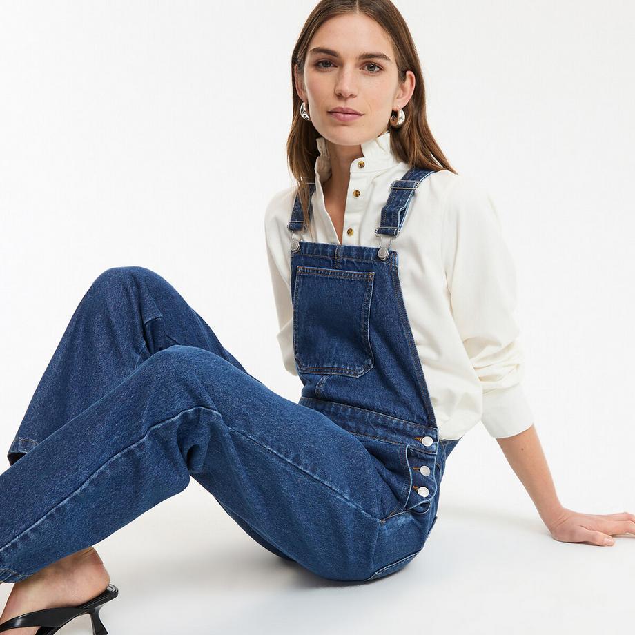 La Redoute Collections Denim Straight Fit Latzhose  