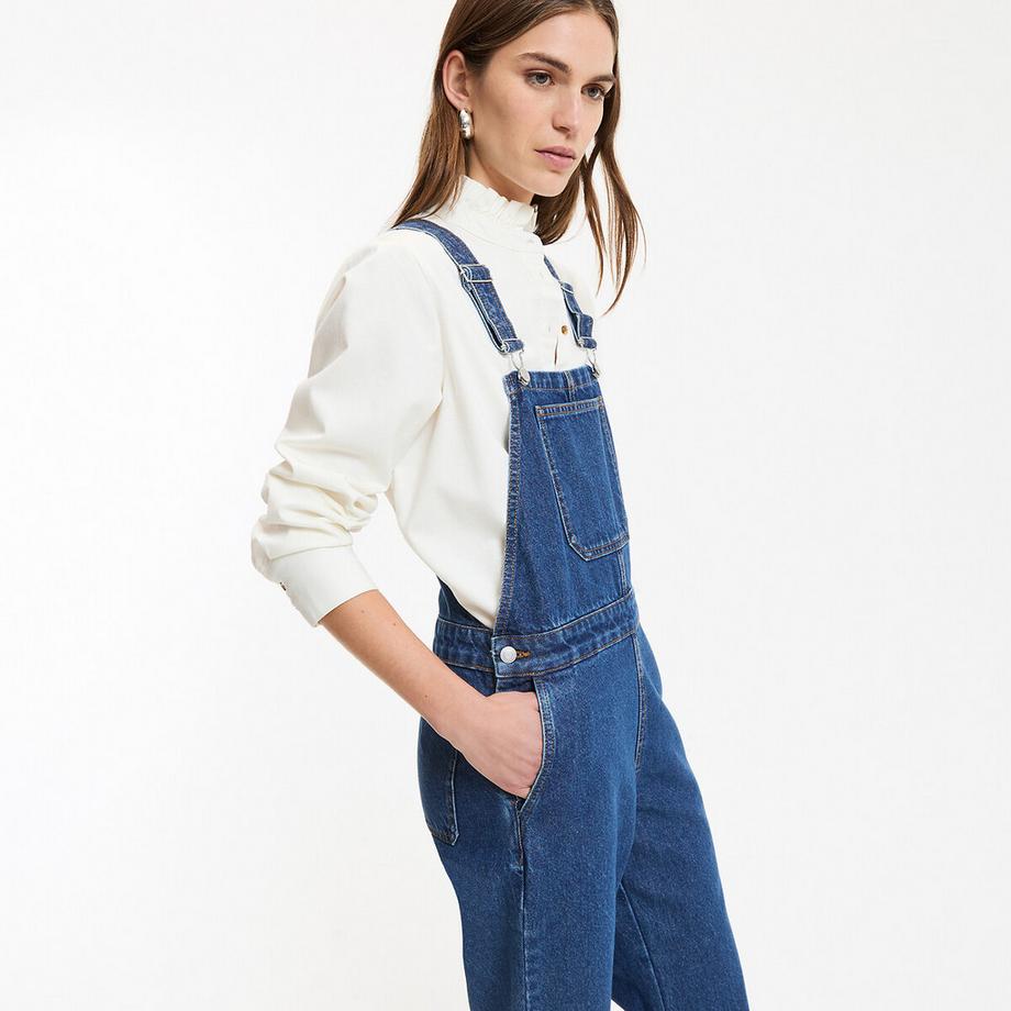 La Redoute Collections Denim Straight Fit Latzhose  