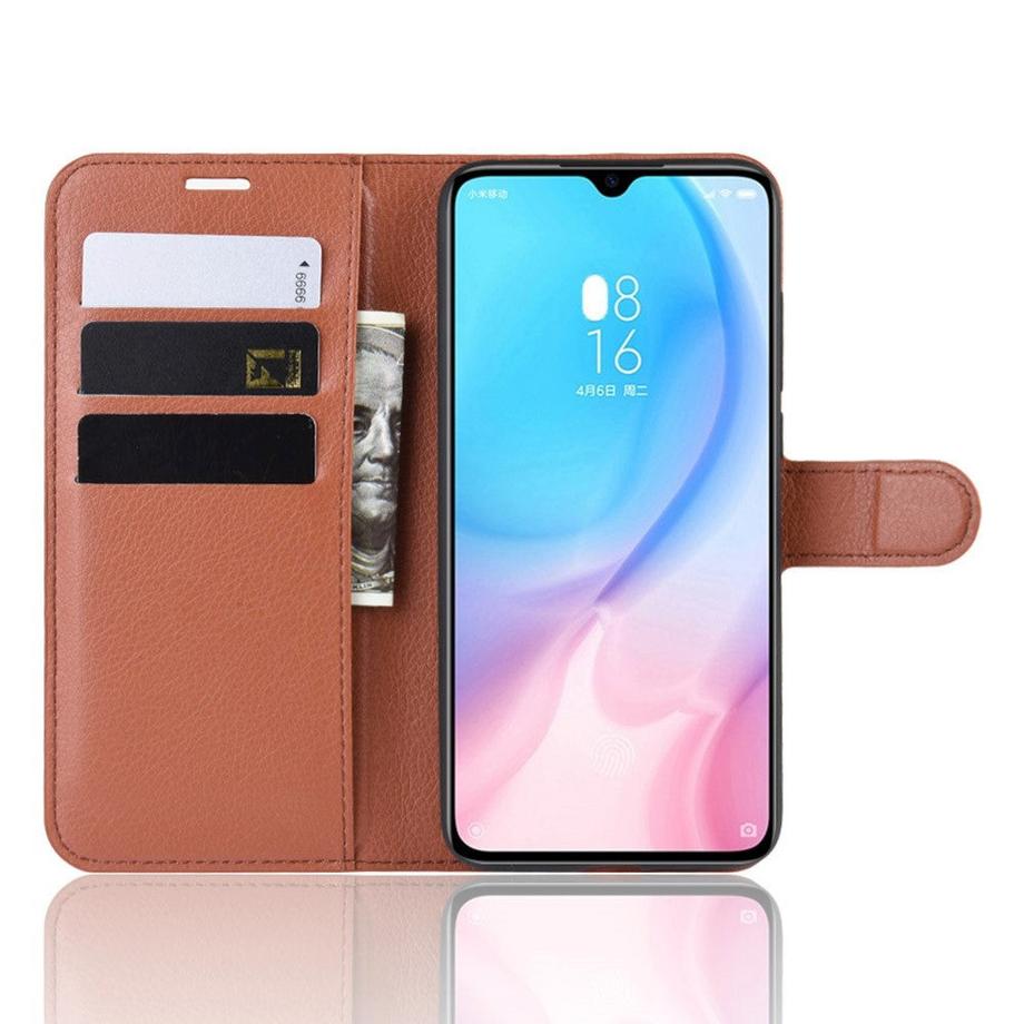 Cover-Discount  Xiaomi Mi 9 Lite - Leder Etui Hülle Mit Kartenfächern 