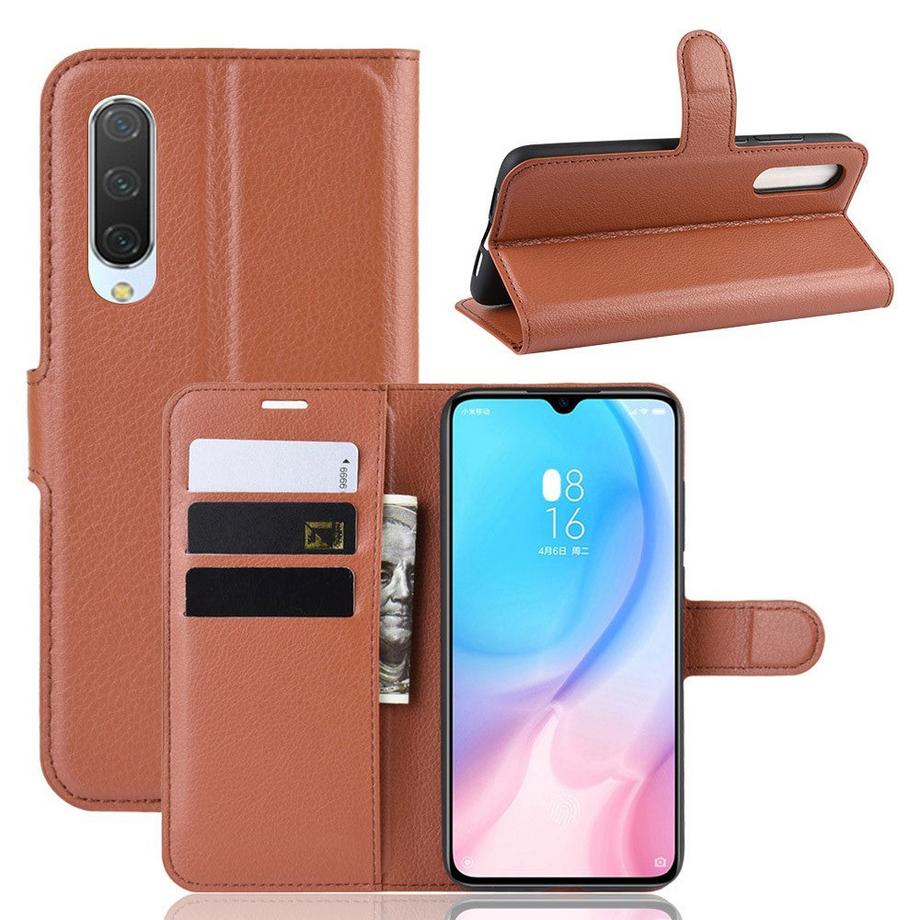 Cover-Discount  Xiaomi Mi 9 Lite - Leder Etui Hülle Mit Kartenfächern 
