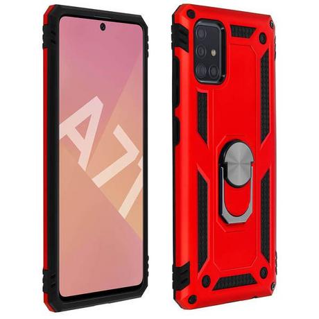 Avizar  Coque Galaxy A71 Antichoc Rouge 