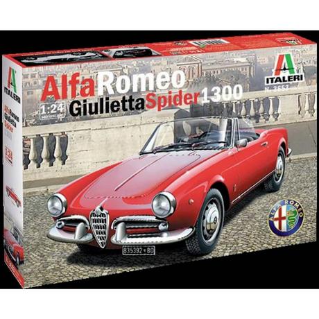 Italeri  Alfa Romeo Giulietta Spider 1300 Automodell Bausatz 1:24 