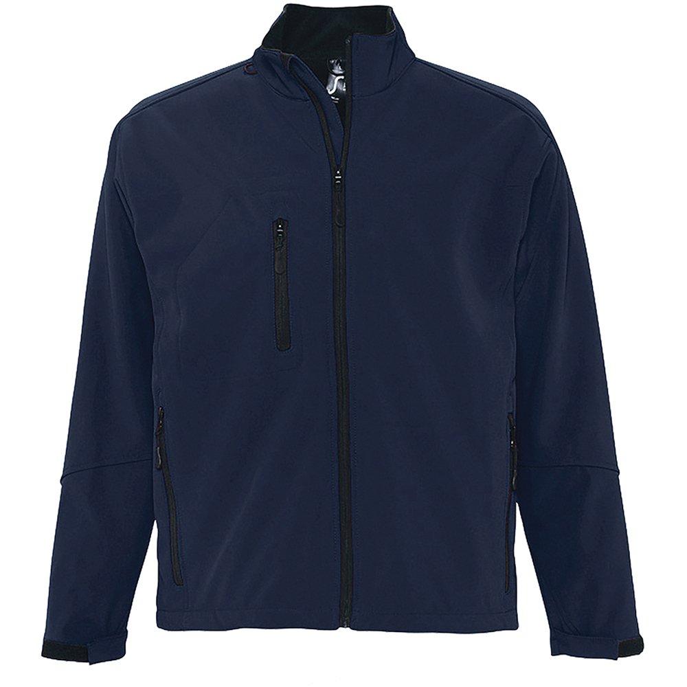 Image of Relax Softshelljacke, Atmungsaktiv, Winddicht, Wasserdicht Herren Blau 3XL