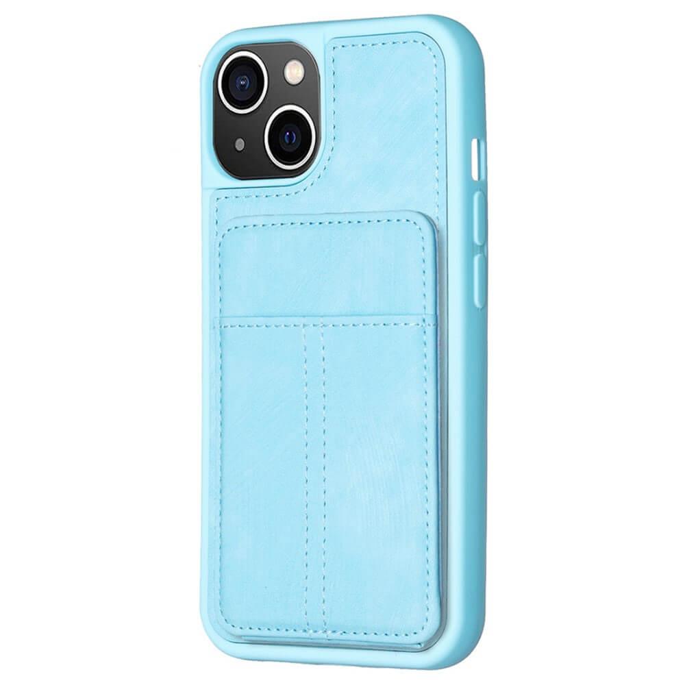 Cover-Discount  iPhone 15 - Custodia Kickstand con slot per carte 