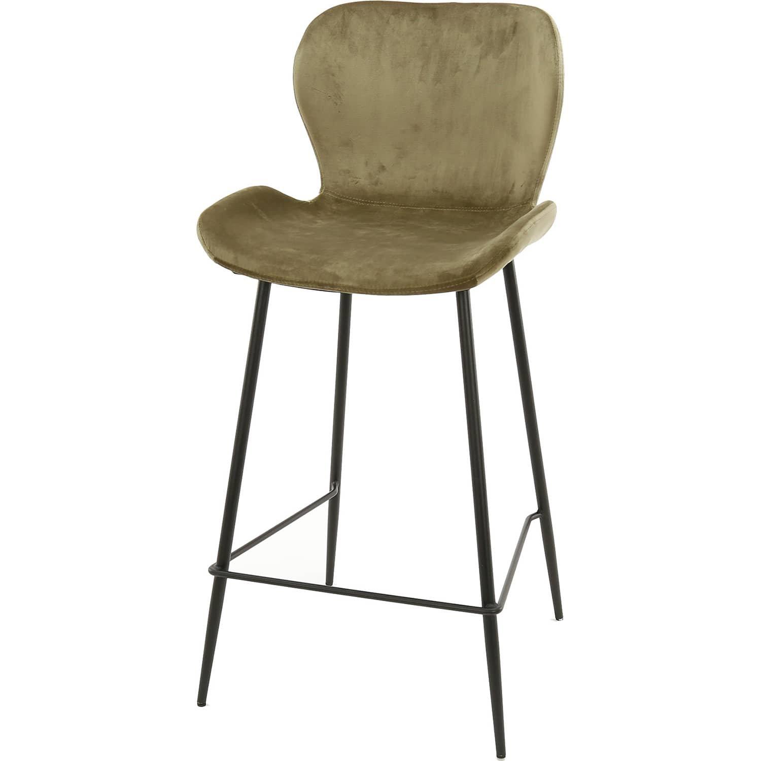 Image of Barstuhl Osaka Velvet champagner Barstuhl Osaka Velvet champagner