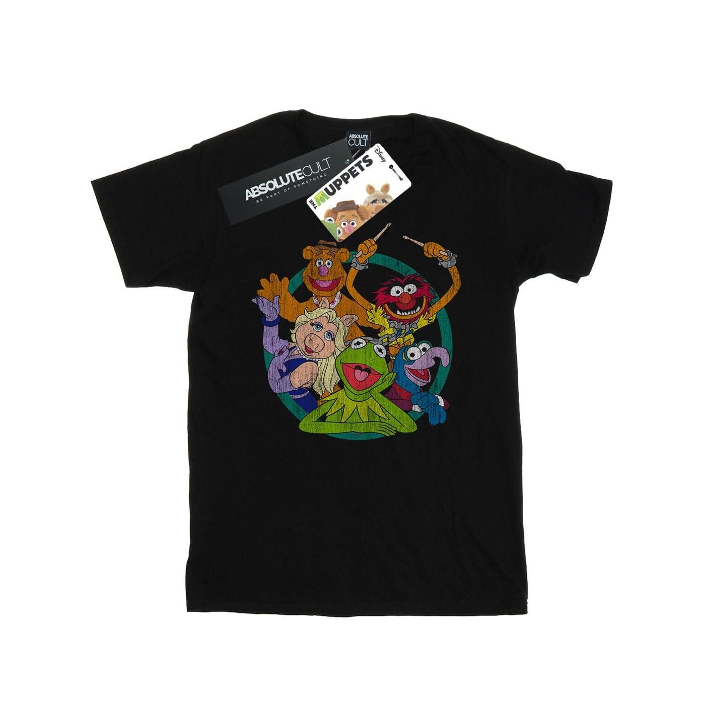 Image of The Muppets Group Circle Tshirt Damen Schwarz L